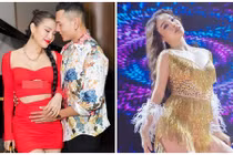 Phương Trinh Jolie gợi cảm khi mang bầu với chồng trẻ