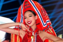 Bảo Ngọc gặp sự cố khi thi quốc phục ở Miss Intercontinental 2022