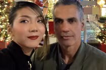 Siêu mẫu Ngọc Quyên hẹn hò bạn trai Tây dịp Giáng sinh ở Mỹ