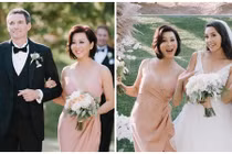 MC Kỳ Duyên gợi cảm làm phù dâu ở tuổi U60