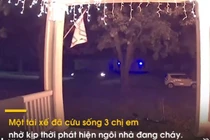 Video: Vụ cháy nhà bí ẩn, 3 đứa trẻ thoát chết