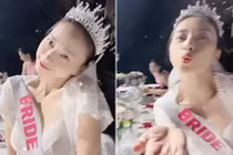 Ngô Thanh Vân rạng rỡ trong tiệc độc thân trước đám cưới