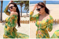 Gái một con Thúy Diễm khoe dáng gợi cảm hút mắt trên bãi biển