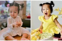 Con gái đáng yêu tròn 1 tuổi của Lê Bê La