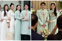 Dàn hậu xinh đẹp làm phù dâu cho Phương Nga trong lễ ăn hỏi