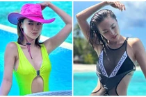 Ninh Dương Lan Ngọc liên tục tung ảnh bikini khi du lịch Maldives