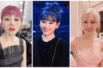 Hari Won - bà xã của Trấn Thành liên tục đổi màu tóc