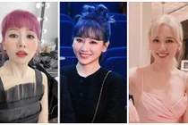 Hari Won - bà xã của Trấn Thành liên tục đổi màu tóc