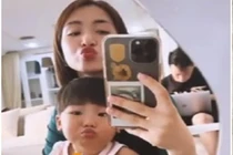 Rơi nước mắt cảnh Hòa Minzy gặp con trai sau thời gian dài một mình chữa bệnh