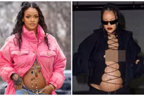 Style lộ bụng bầu... nhìn thấy mê của nữ ca sĩ giàu nhất thế giới Rihanna