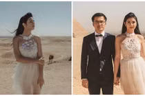 Trọn bộ ảnh cưới tại Ai Cập của Hoa hậu Ngọc Hân