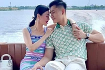 Lệ Quyên hạnh phúc đón sinh nhật bên Lâm Bảo Châu 