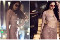 "Nữ hoàng" Ngọc Trinh diện style không nội y, phớt lờ ồn ào mua đất