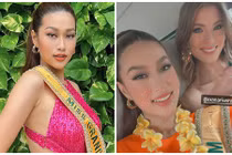 Đoàn Thiên Ân hội ngộ thí sinh Miss Grand International 2022