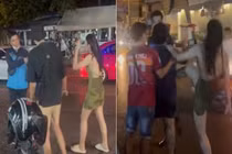 Cư xử thô lỗ với cô gái, ai ngờ gặp trúng nữ VĐV đấm bốc chuyên nghiệp