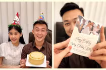 Lê Âu Ngân Anh mừng sinh nhật chồng sắp cưới điển trai