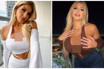 Style gợi cảm của mẫu nữ muốn có “vòng một lớn nhất nước Mỹ” 