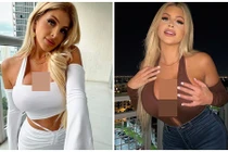 Style gợi cảm của mẫu nữ muốn có “vòng một lớn nhất nước Mỹ” 