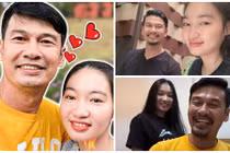 Loạt ảnh Tiết Cương bên vợ kém hàng chục tuổi sau đám cưới