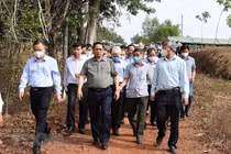 Thủ tướng khảo sát, dự lễ khánh thành một số dự án lớn tại Bình Phước