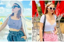 Gu thời trang trẻ trung của diễn viên 4 đời chồng Hoàng Yến