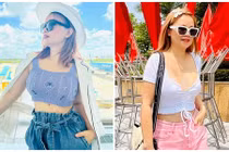 Gu thời trang trẻ trung của diễn viên 4 đời chồng Hoàng Yến