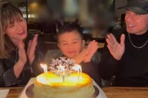 Hậu ly hôn, Đan Trường - Thuỷ Tiên cùng tổ chức sinh nhật cho con trai
