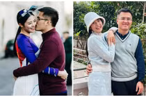 Loạt ảnh Hoa hậu Ngọc Hân tình tứ bên chồng sắp cưới