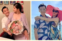 Lê Âu Ngân Anh và chồng sắp cưới tình tứ trước hôn lễ