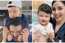 Ngắm con trai đáng yêu của diễn viên Thảo Trang và chồng kém tuổi