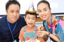 Đạo diễn Victor Vũ lộ diện bên vợ con hậu bị mạo danh