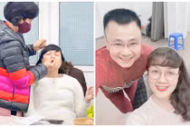 Vân Dung chăm làm thơ, khoe ảnh hậu trường tập Táo Quân 2022