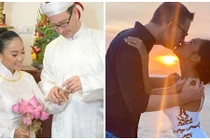 Hôn nhân chưa từng nhạt của Đoan Trang và chồng Tây