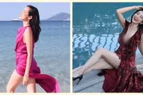 Hoa hậu Trúc Diễm liên tục mặc gợi cảm tại Liên hoan phim Cannes 2022