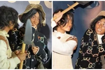 Ninh Dương Lan Ngọc rơi răng giả bên Kaity Nguyễn trên thảm đỏ 