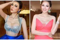 Diễm Hương mặc gợi cảm, khoe vòng một... khiến cánh mày râu “đổ gục“