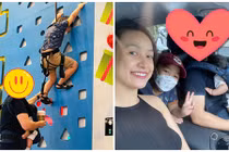 Diễn viên Lê Bê La khoe chồng yêu thương con riêng