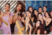 Thiên Ân mặc gợi cảm, ăn tối cùng Chủ tịch Miss Grand International