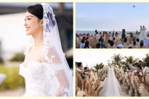 Ảnh đám cưới đẹp như mơ của Minh Hằng