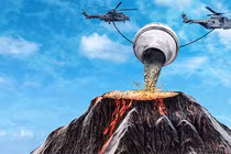 "Bịt kín" miệng núi lửa bằng nút bê tông, chuyện gì sẽ xảy ra? 