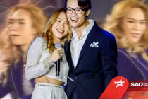 Mỹ Tâm dựng tóc khi đang diễn, dân mạng gọi tên Hà Anh Tuấn