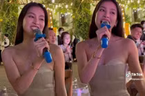 Hoa hậu Tiểu Vy bị hiểu nhầm vì bộ váy có thiết kế lạ