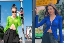 Hoàng Oanh đụng hàng Thùy Tiên, bất ngờ sắc vóc mẹ bỉm