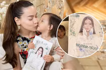 Hồ Ngọc Hà 'khóc không ra tiếng' khi bị con gái cưng Lisa vẽ