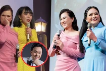 Bà xã NS Chí Tài bật khóc khi lần đầu biểu diễn