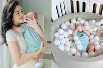 Bảo Thy bị dân mạng nhắc nhở việc cho quý tử dùng đồ chơi nguy hiểm