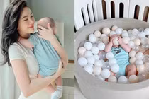 Bảo Thy bị dân mạng nhắc nhở việc cho quý tử dùng đồ chơi nguy hiểm