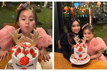 Y Phụng mừng sinh nhật 5 tuổi cho ái nữ