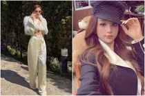 Huyền Baby du xuân mỗi ngày 1 bộ, Tết kiểu 'nhà giàu' là đây!