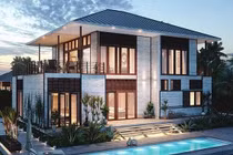 Mẫu nhà vườn 2 tầng ở nông thôn yên bình, chim hót ríu rít